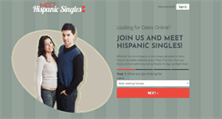 Desktop Screenshot of meethispanicsingles.com